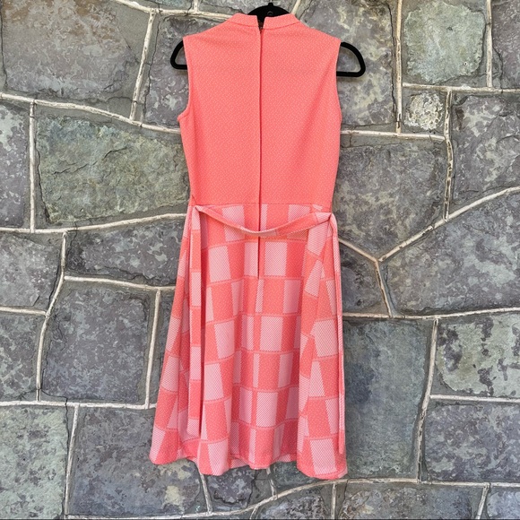 Vintage 60’s fit and flare checkered dress - pristine condition - Picture 5 of 10